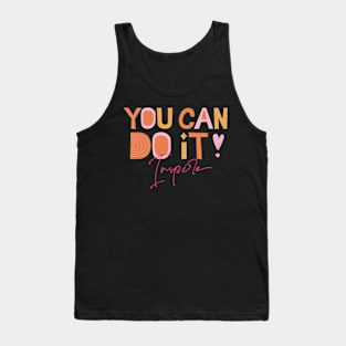 Dessing power full color Tank Top